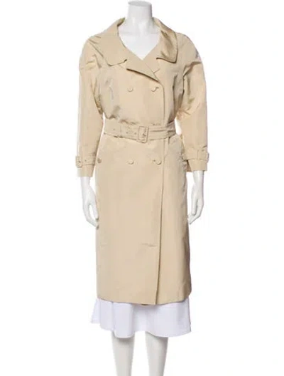 Pre-owned Prada Vintage 2006 Trench Coat In Neutral