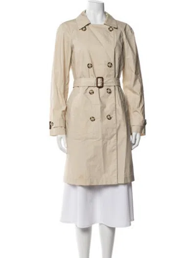 Pre-owned Prada Vintage 2006 Trench Coat In Neutrals