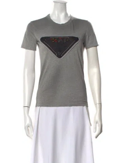 Pre-owned Prada Vintage 2006 T-shirt In Grey