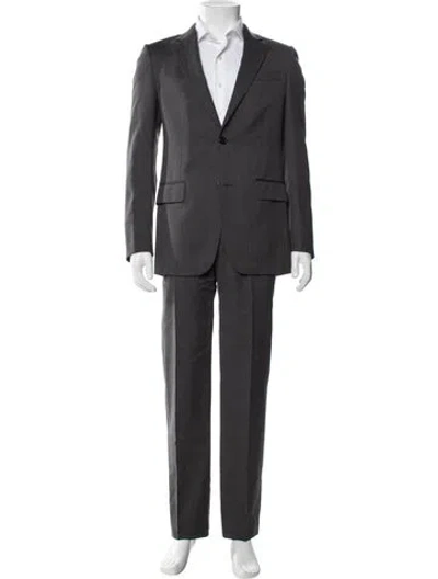 Pre-owned Prada Vintage 2006 Two-piece Suit Vest In Blue