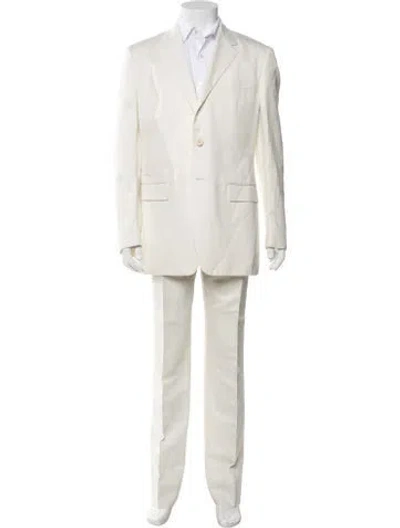 Pre-owned Prada Vintage 2006 Two-piece Suit In White