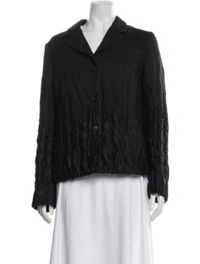 Pre-owned Prada Vintage 2007 Blazer In Gray