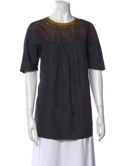 Pre-owned Prada Vintage 2007 Blouse In Black
