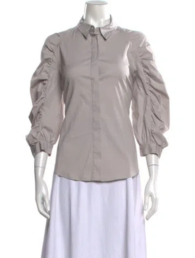 Pre-owned Prada Vintage 2007 Blouse In Grey