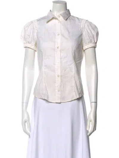 Pre-owned Prada Vintage 2007 Blouse In Neutral