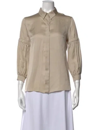Pre-owned Prada Vintage 2007 Blouse In Neutrals