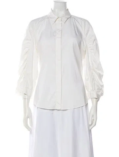 Pre-owned Prada Vintage 2007 Blouse In White