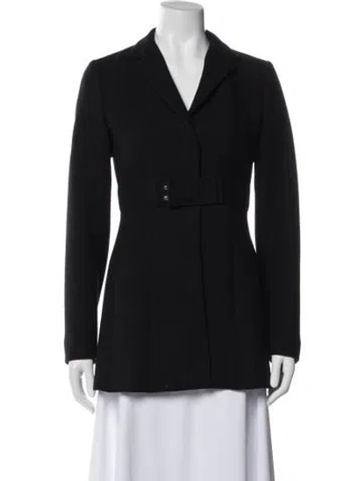 Pre-owned Prada Vintage 2007 Coat In Black