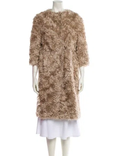 Pre-owned Prada Vintage 2007 Coat In Neutral