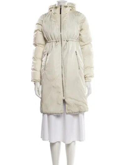 Pre-owned Prada Vintage 2007 Coat In Neutral