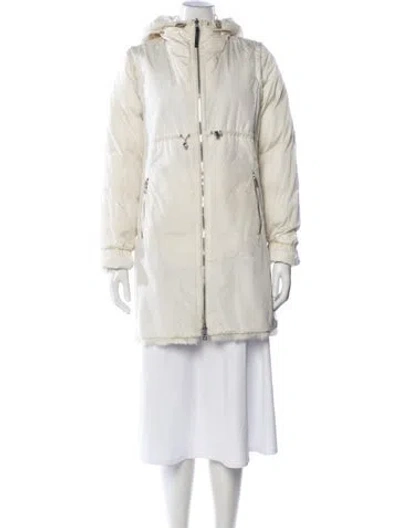 Pre-owned Prada Vintage 2007 Down Coat In Neutral