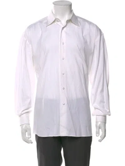 Pre-owned Prada Vintage 2007 Dress Shirt In White