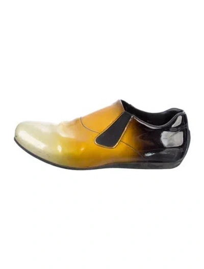 Pre-owned Prada Vintage 2007 Loafers In Orange