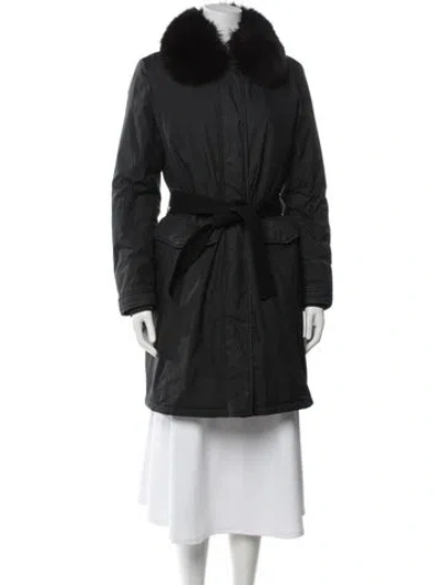 Pre-owned Prada Vintage 2007 Parka In Black