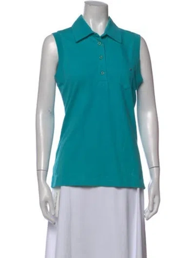 Pre-owned Prada Vintage 2007 Polo In Blue