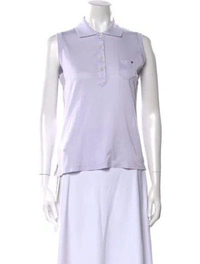 Pre-owned Prada Vintage 2007 Polo In Purple