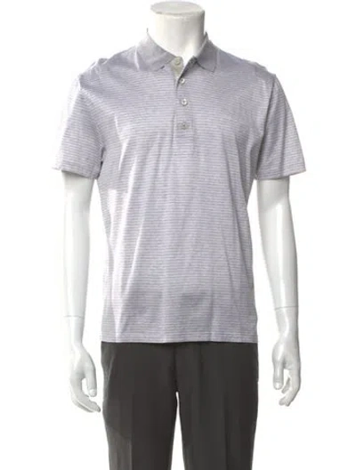 Pre-owned Prada Vintage 2007 Polo Shirt In Gray