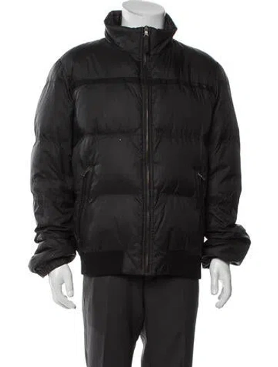 Pre-owned Prada Vintage 2007 Puffer Coat In Black