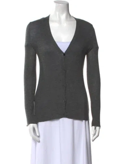 Pre-owned Prada Vintage 2007 Sweater In Gray