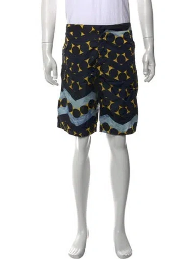 Pre-owned Prada Vintage 2007 Swim Trunks In Blue