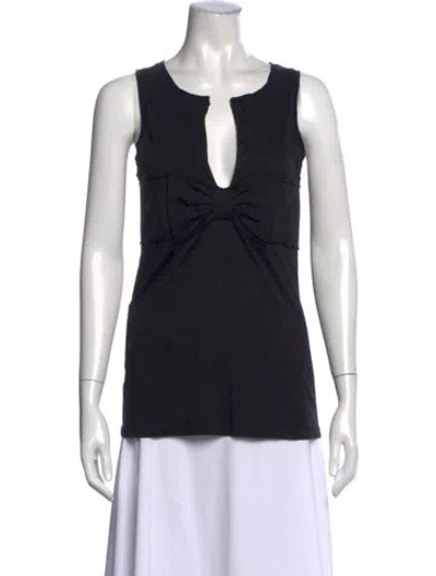 Pre-owned Prada Vintage 2007 Top In Black