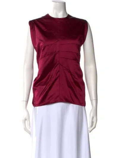 Pre-owned Prada Vintage 2007 Top In Burgundy