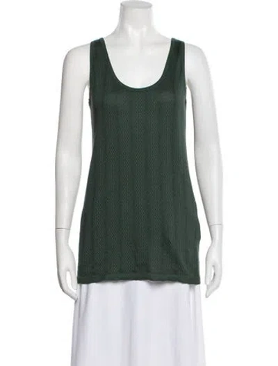 Pre-owned Prada Vintage 2007 Top In Green