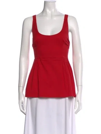 Pre-owned Prada Vintage 2007 Top In Red