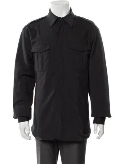Pre-owned Prada Vintage 2007 Trench Coat In Black