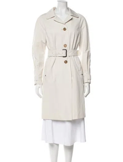 Pre-owned Prada Vintage 2007 Trench Coat In Neutrals
