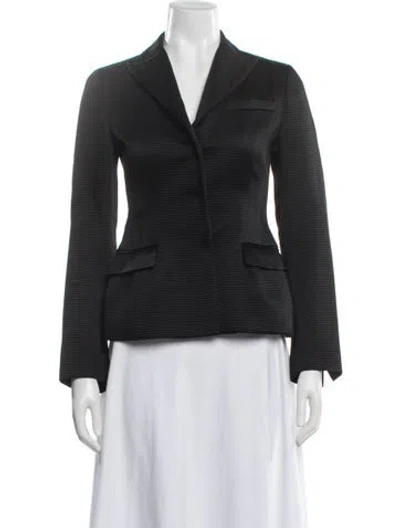 Pre-owned Prada Vintage 2008 Blazer In Black
