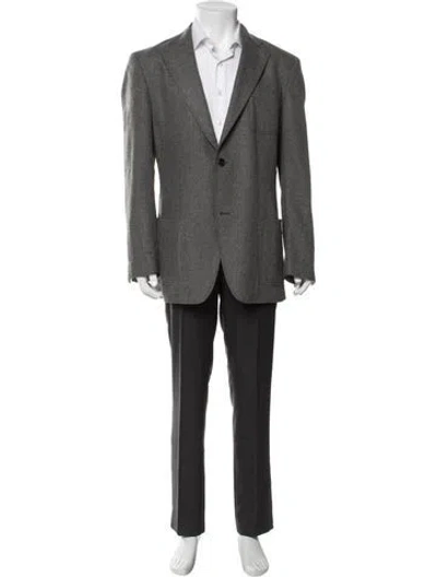 Pre-owned Prada Vintage 2008 Blazer In Gray