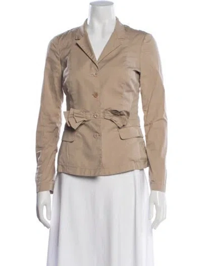 Pre-owned Prada Vintage 2008 Blazer In Neutrals