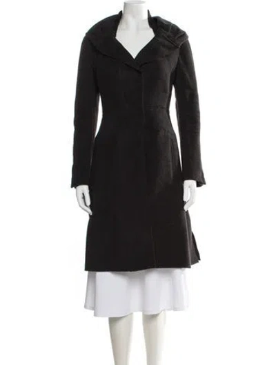 Pre-owned Prada Vintage 2008 Coat In Black