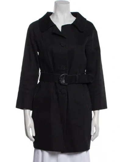 Pre-owned Prada Vintage 2008 Coat In Blue