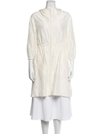 Pre-owned Prada Vintage 2008 Coat In Neutrals