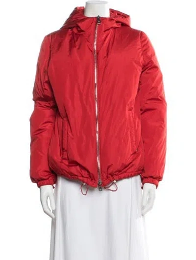 Pre-owned Prada Vintage 2008 Down Jacket In Red