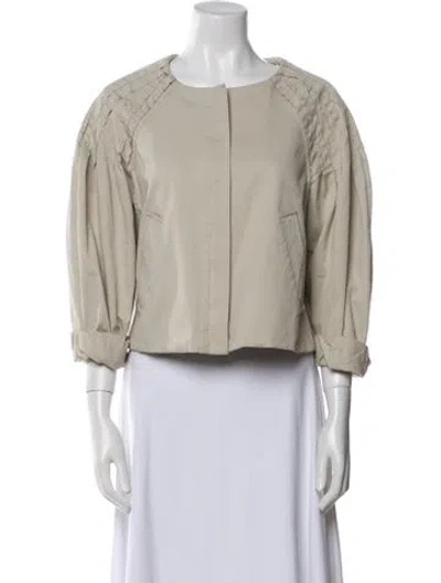 Pre-owned Prada Vintage 2008 Evening Jacket In Neutral