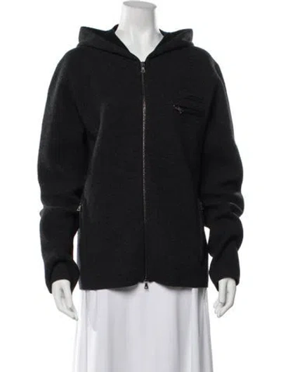 Pre-owned Prada Vintage 2008 Hoodie In Black