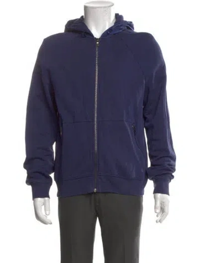Pre-owned Prada Vintage 2008 Hoodie In Blue
