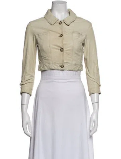 Pre-owned Prada Vintage 2008 Jacket In Neutrals