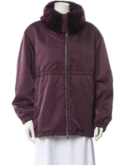 Pre-owned Prada Vintage 2008 Jacket In Purple