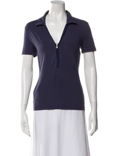 Pre-owned Prada Vintage 2008 Polo In Blue
