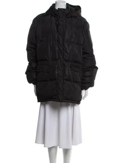 Pre-owned Prada Vintage 2008 Puffer Coat In Black