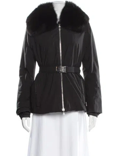 Pre-owned Prada Vintage 2008 Puffer Coat In Black