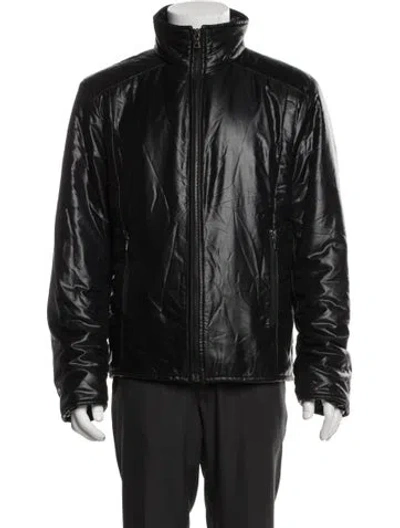 Pre-owned Prada Vintage 2008 Puffer Coat In Black