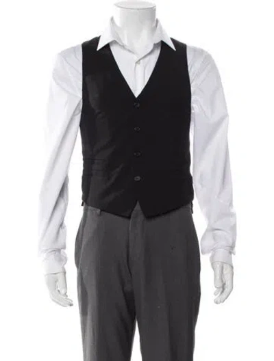 Pre-owned Prada Vintage 2008 Suit Vest In Black