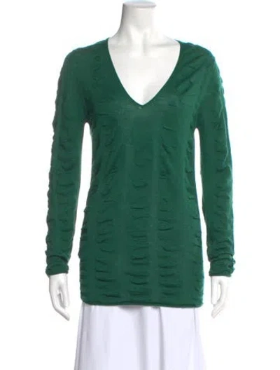 Pre-owned Prada Vintage 2008 Sweater In Green