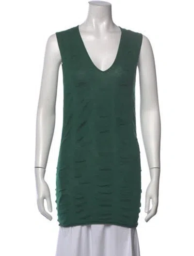 Pre-owned Prada Vintage 2008 Top In Green