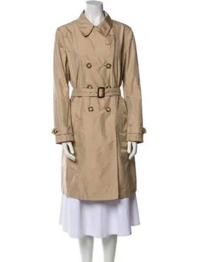 Pre-owned Prada Vintage 2008 Trench Coat In Neutral